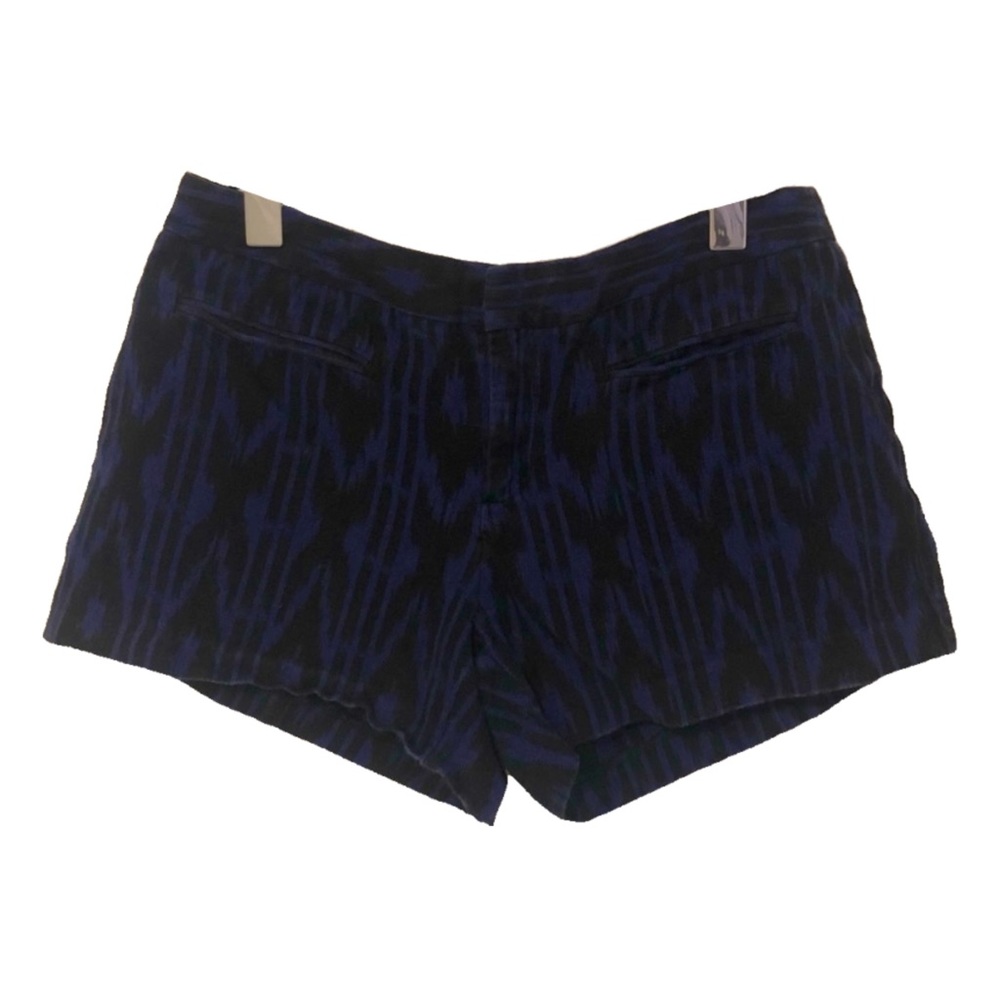 GAP Casual Blue and Black Print Shorts